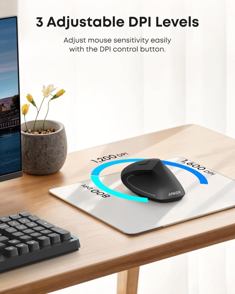 Anker 2.4G Wireless Ergonomic Mouse