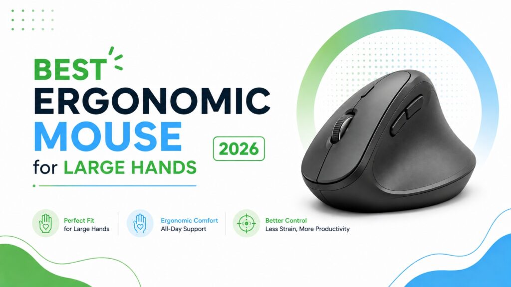 Best Ergonomic Mouse for Large Hands Banner