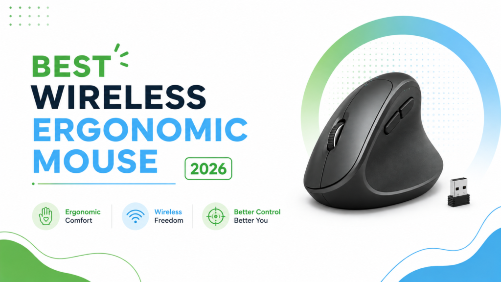 Best Wireless Ergonomic Mouse Banner