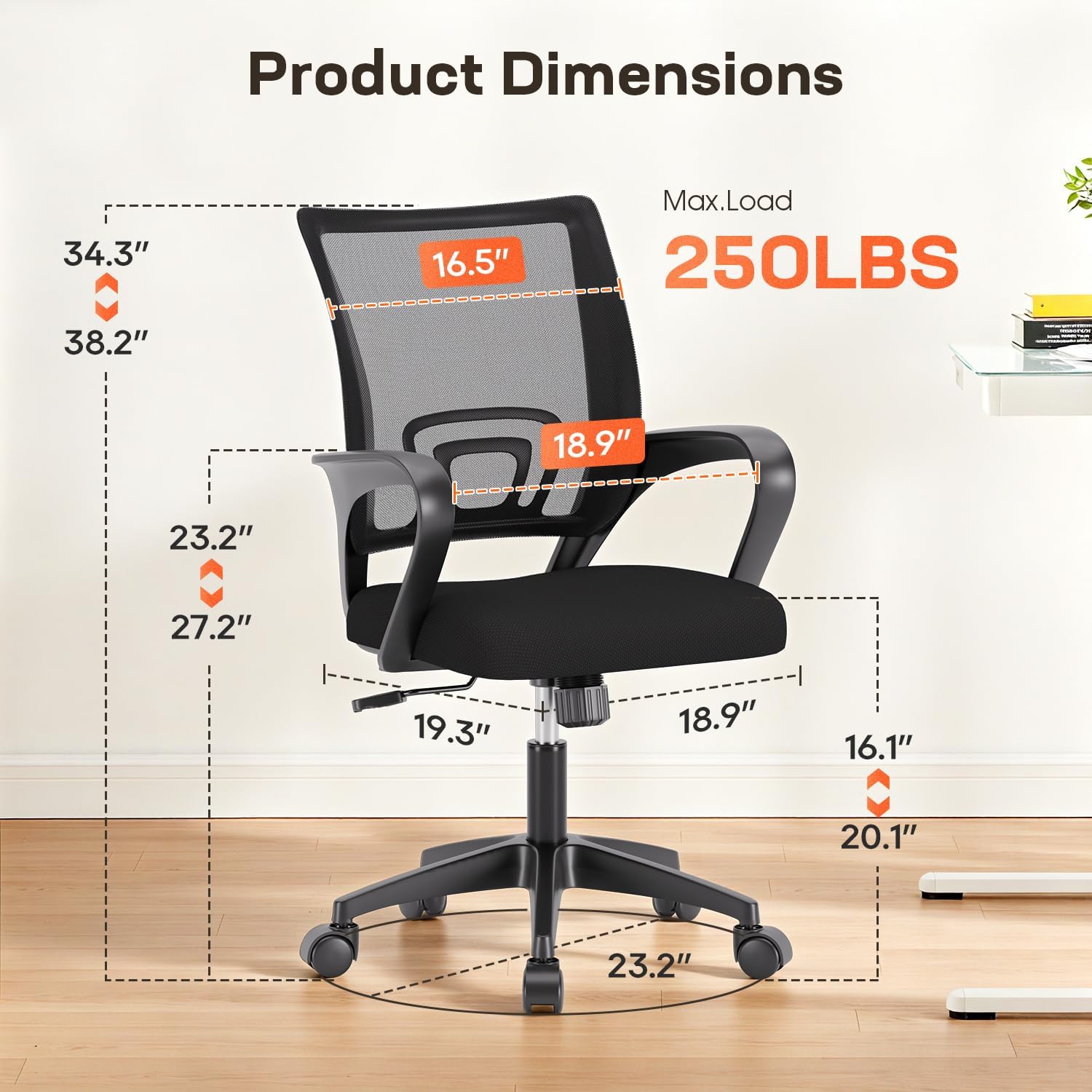 BestOffice Ergonomic Chair