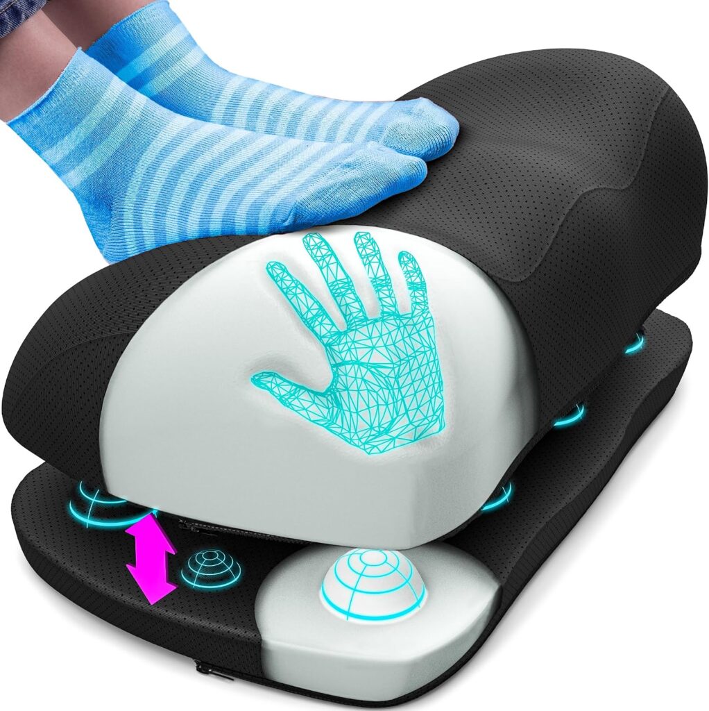 Everlasting Comfort Cloud footrest with pressure-point node base