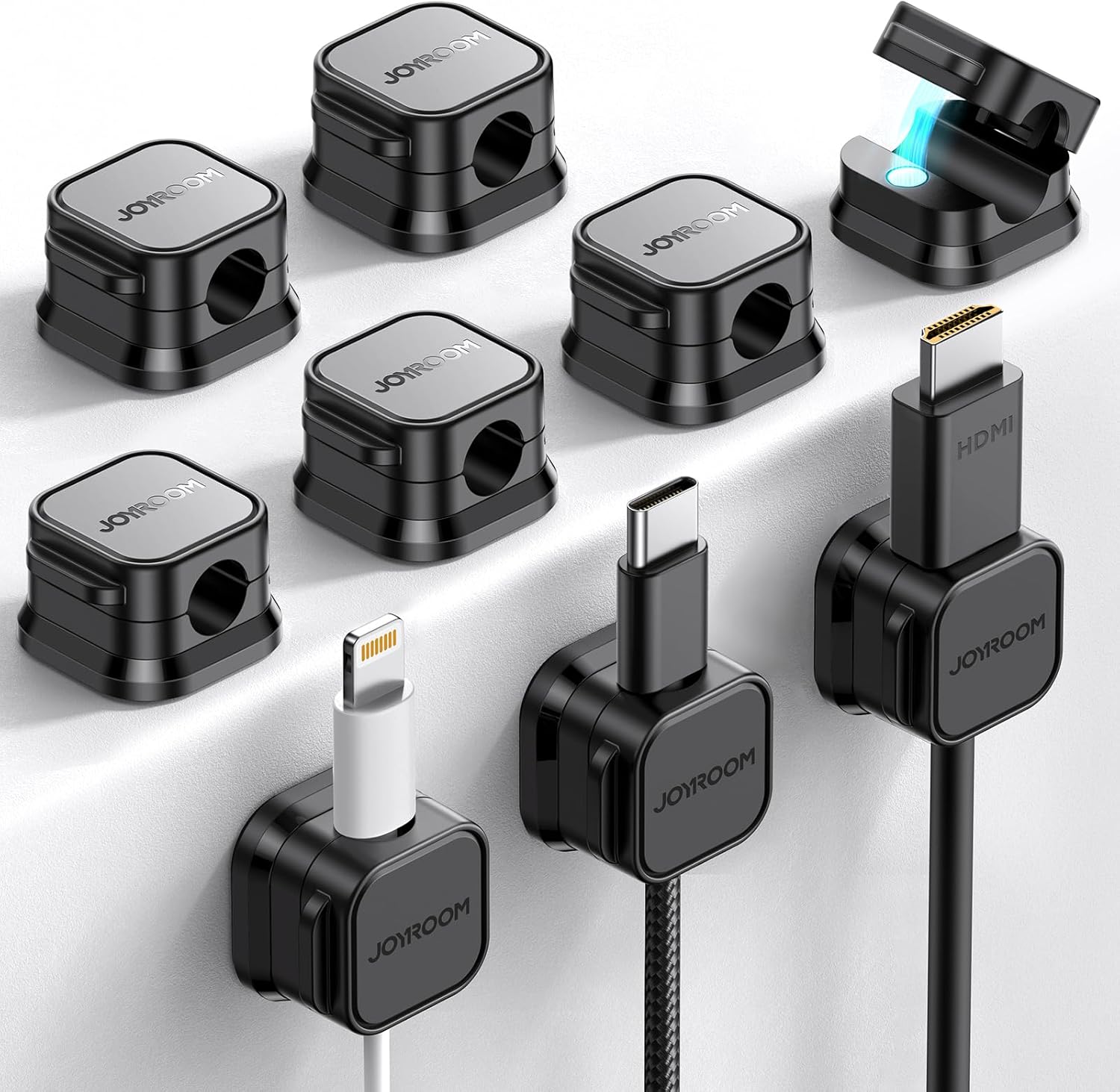 JOYROOM 9 Pack Magnetic Cable Clips