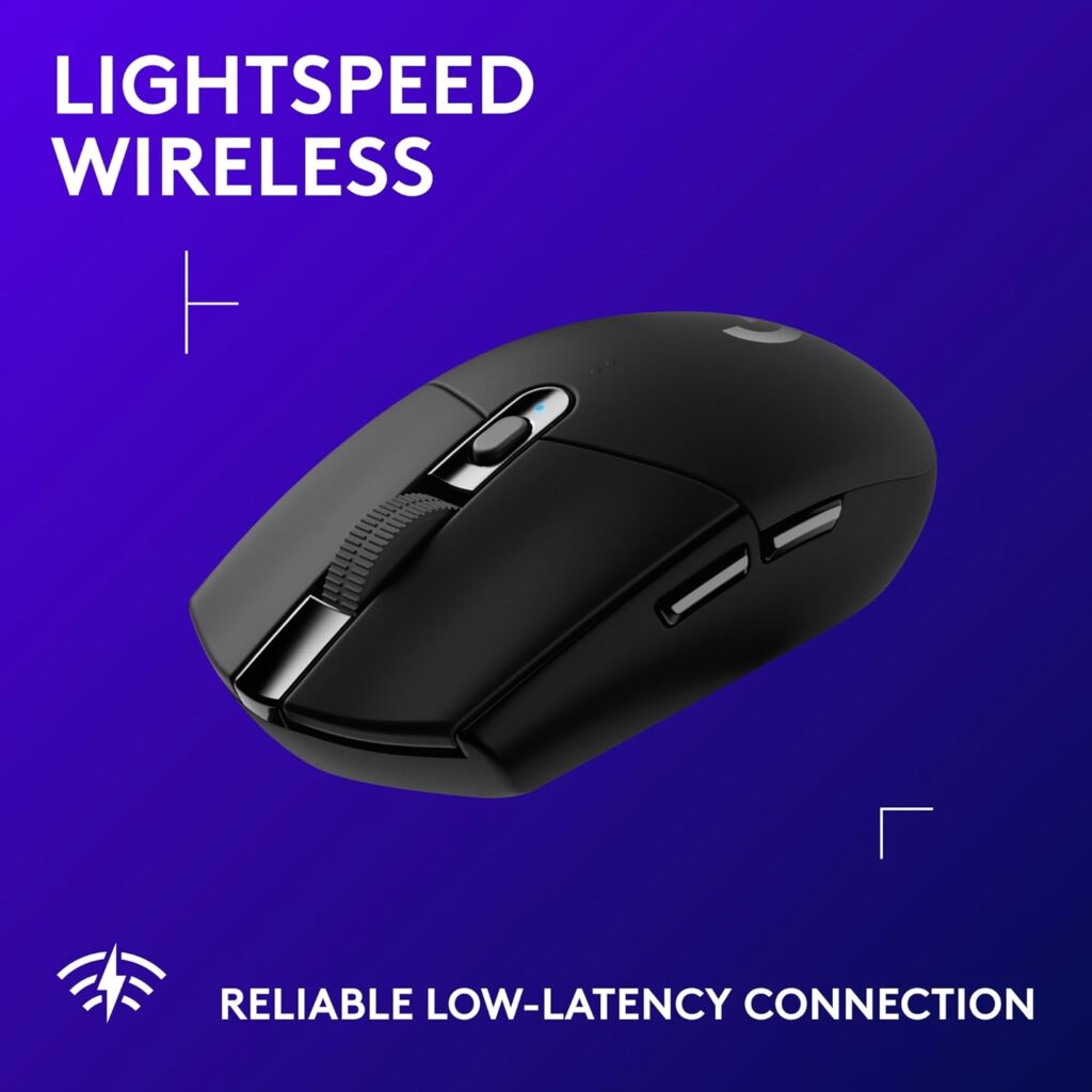 Logitech G305 Lightspeed Wireless Gaming Mouse - Black