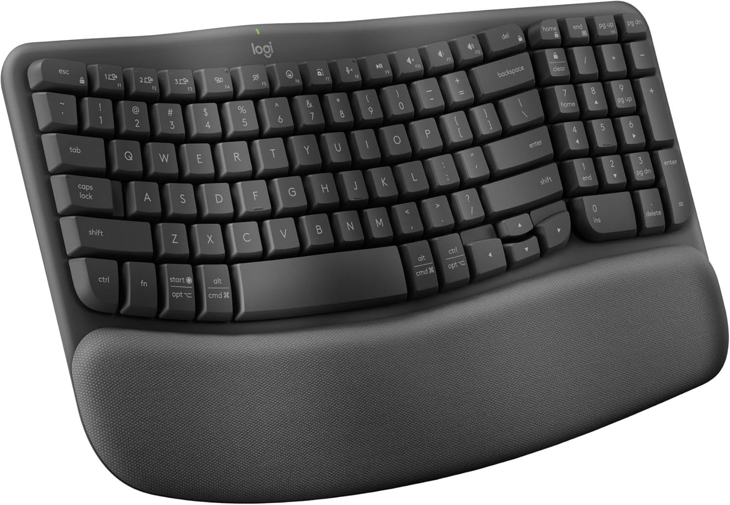 Logitech Wave Keys Wireless Ergonomic Keyboard