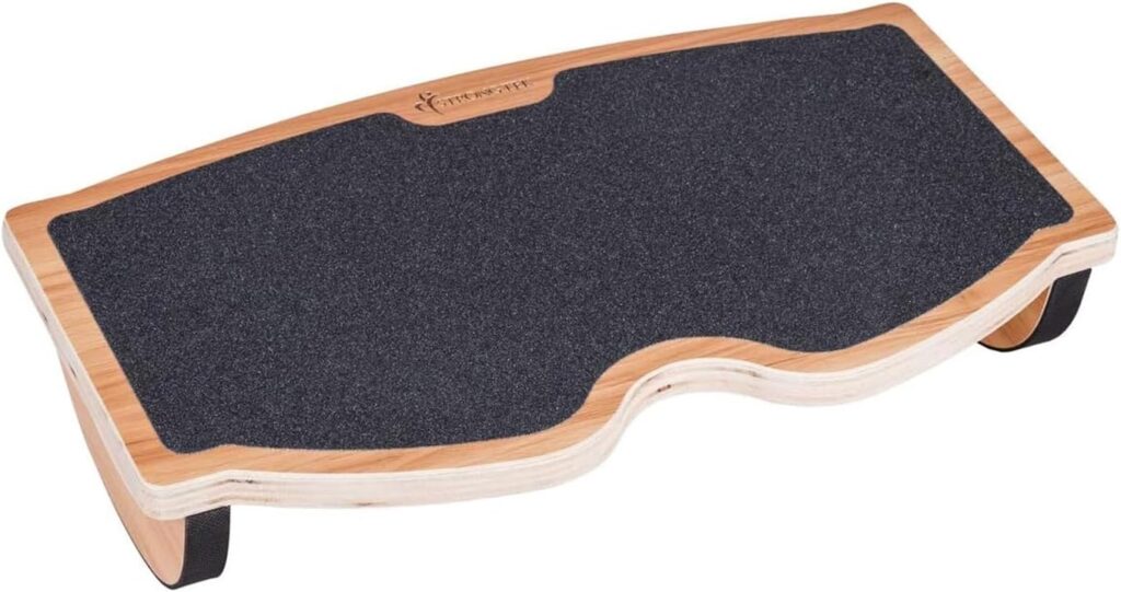 StrongTek wooden rocking under desk footrest