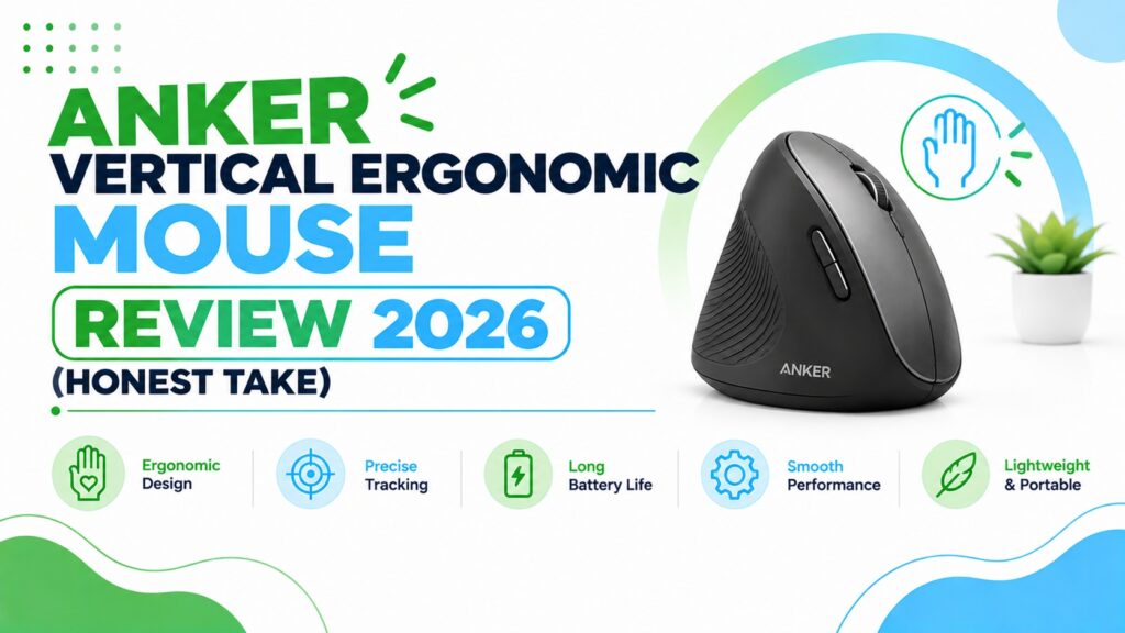 Anker Vertical Ergonomic Mouse Review Banner
