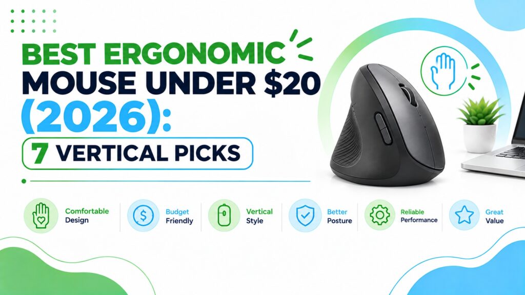 Best Ergonomic Mouse Picks Under $20 Banner