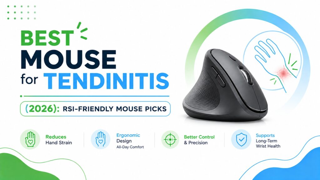Best Ergonomic Mouse for Tendinitis Banner