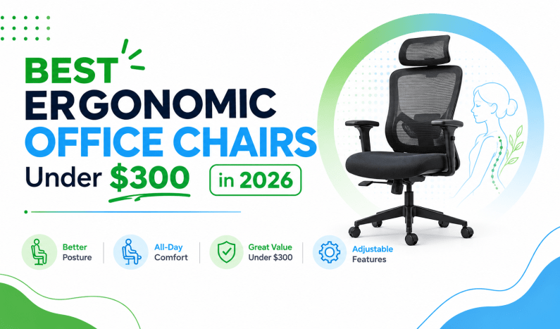 Best Ergonomic Office Chairs Under $300 in 2026