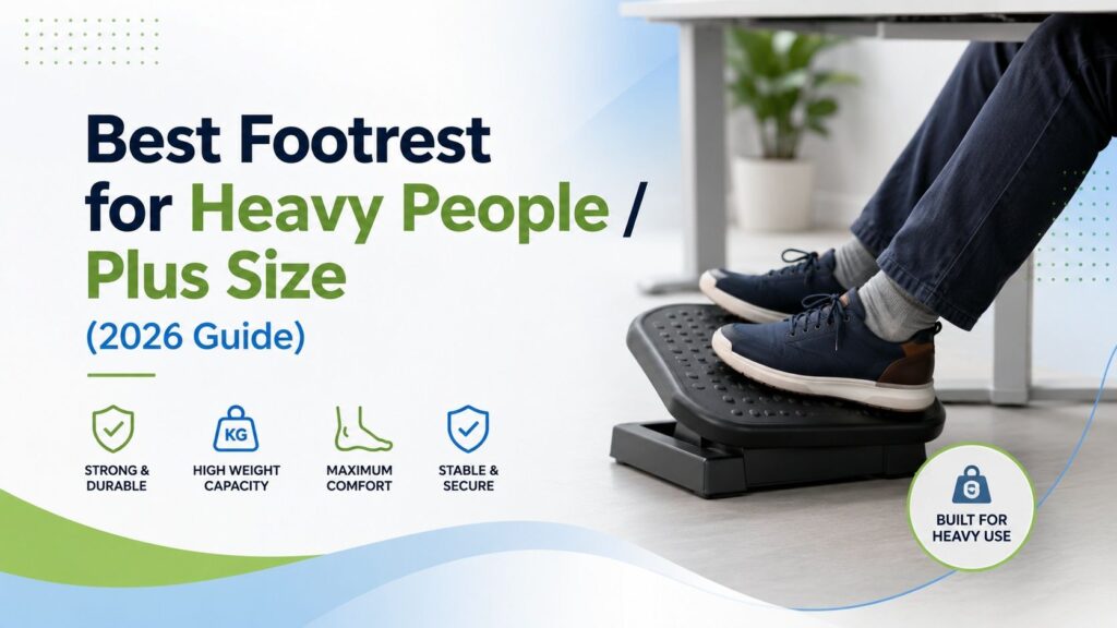 Best footrest for heavy people and plus size users with strong support and stability