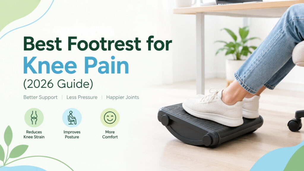 Best footrest for knee pain with ergonomic under desk support