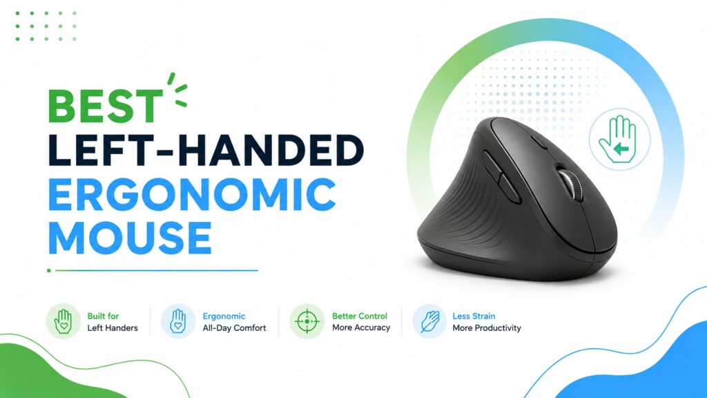 Best Left-Handed Ergonomic Mouse Banner