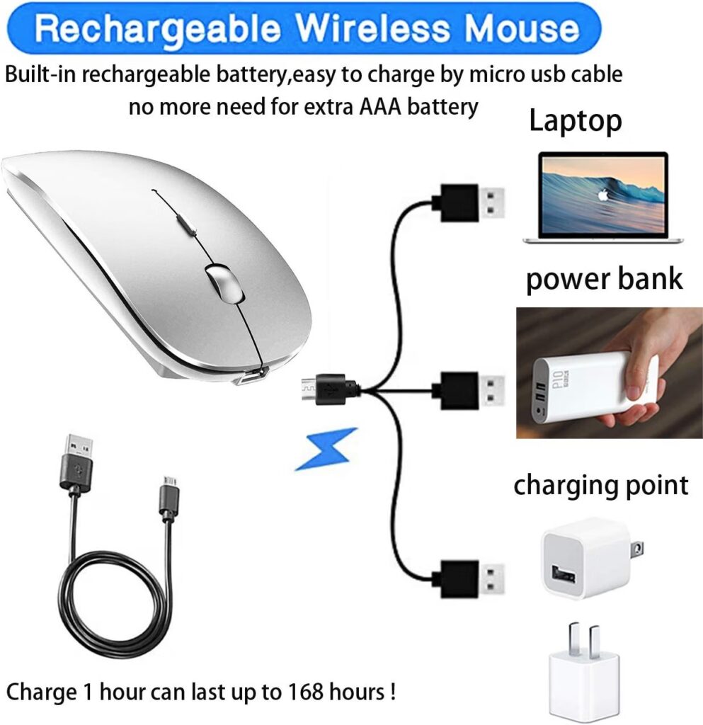 Bluetooth Wireless Mouse for Laptop mac MacBook ipad MacBook air MacBook pro