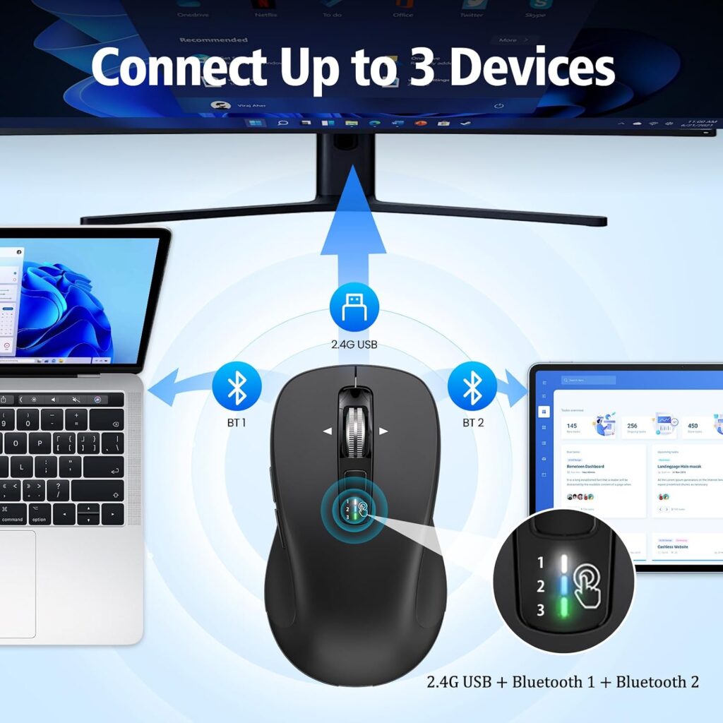 CITLLA Wireless Bluetooth Mouse