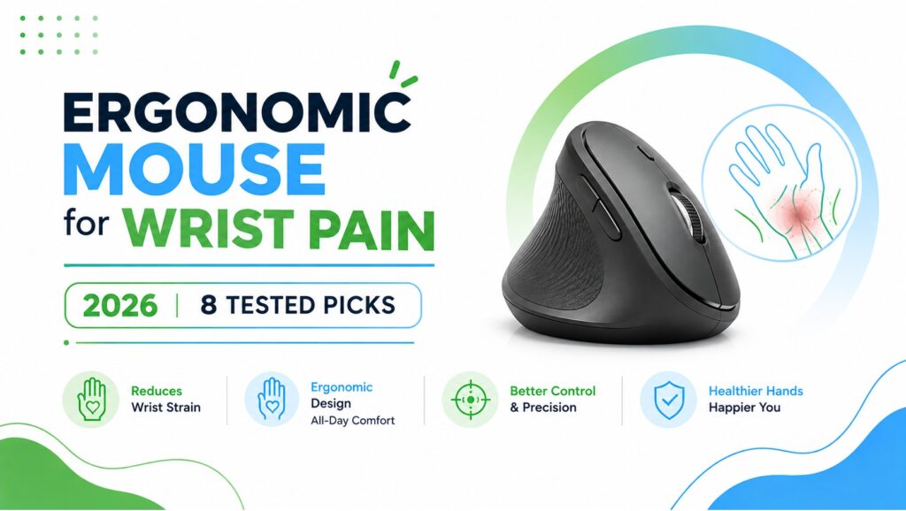 Ergonomic Mouse for Wrist Pain Banner