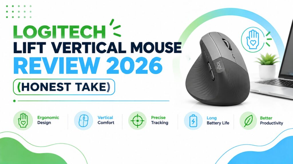 Logitech Lift Vertical Mouse Review Banner