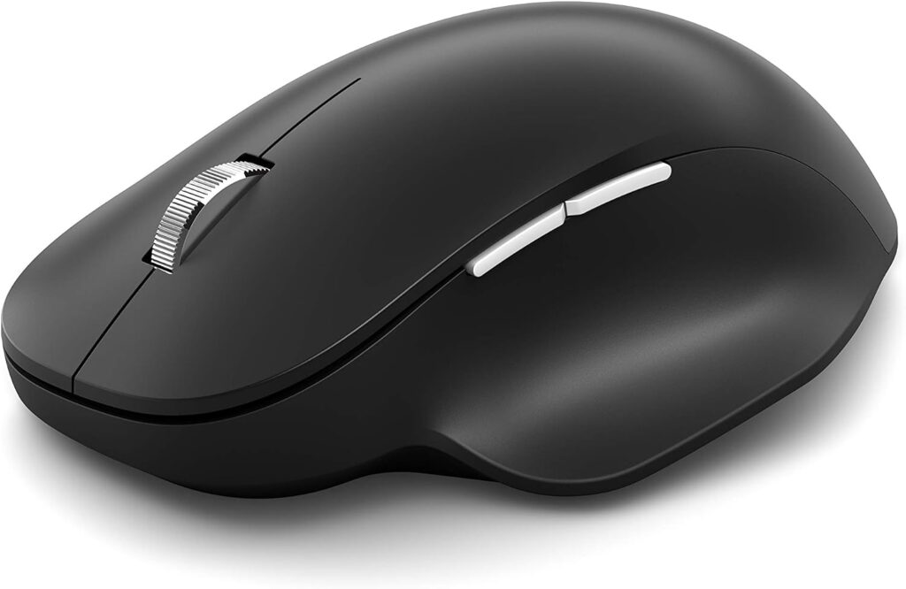 Microsoft Bluetooth Ergonomic Mouse - Matte Black with comfortable Ergonomic Design