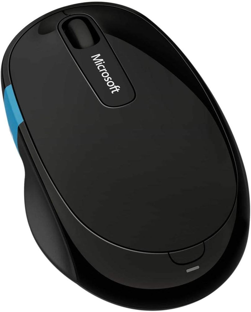 Microsoft Sculpt Comfort Mouse - Black. Comfortable design, Customizable Windows Touch Tab