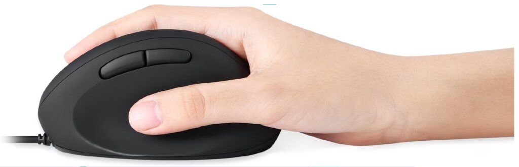 Perixx PERIMICE-519, Wired Ergonomic Mouse Portable Small Design