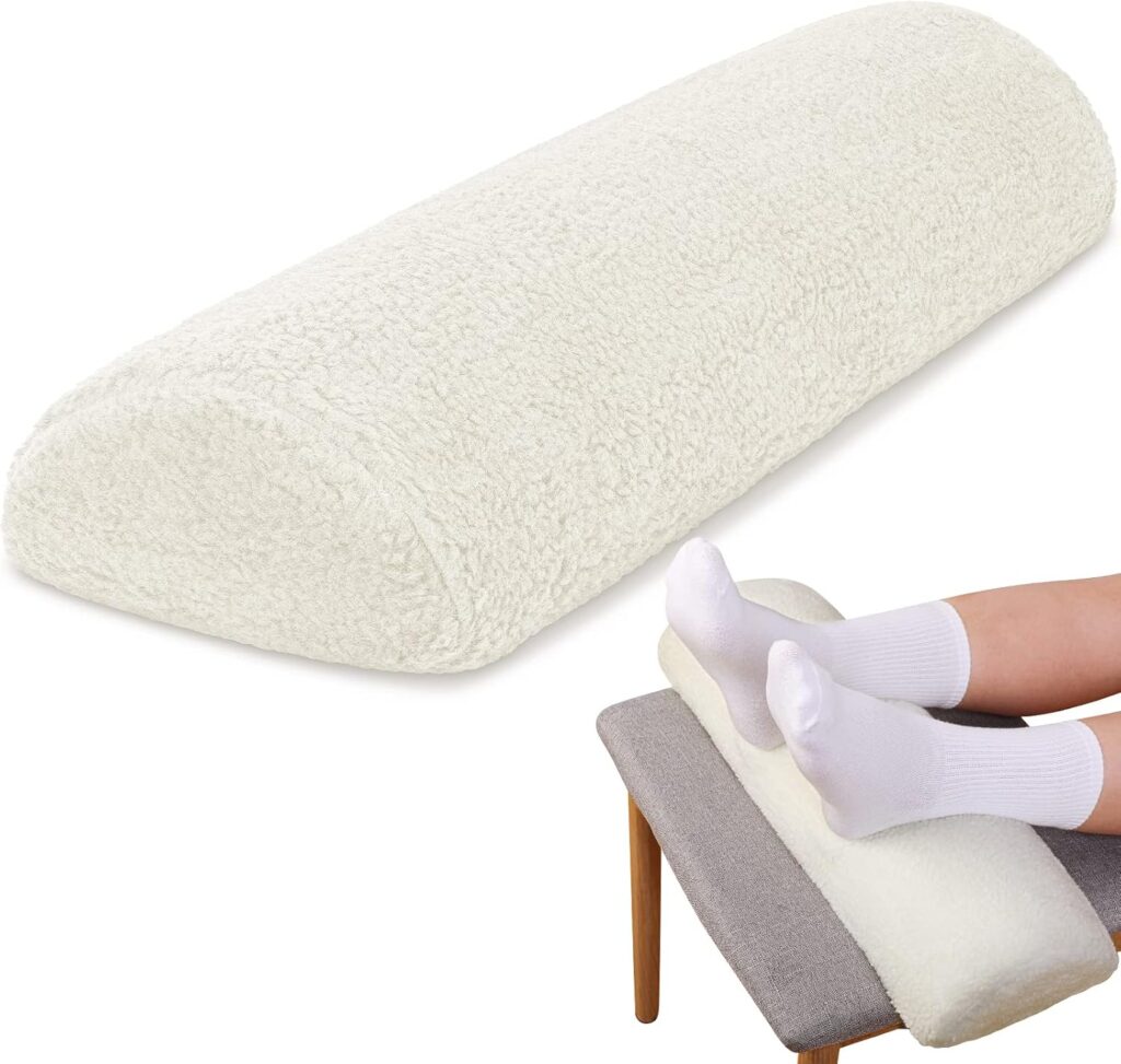 Sintuff Recliner Leg Rest Cushion Sofa Footrest Pillow Beige