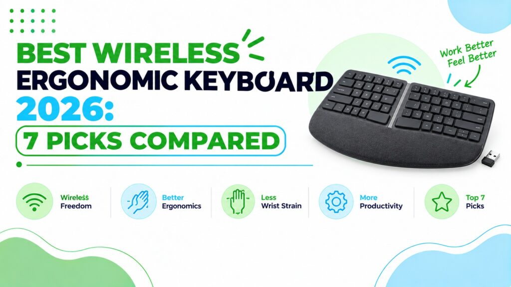 Best Wireless Ergonomic Keyboard Banner