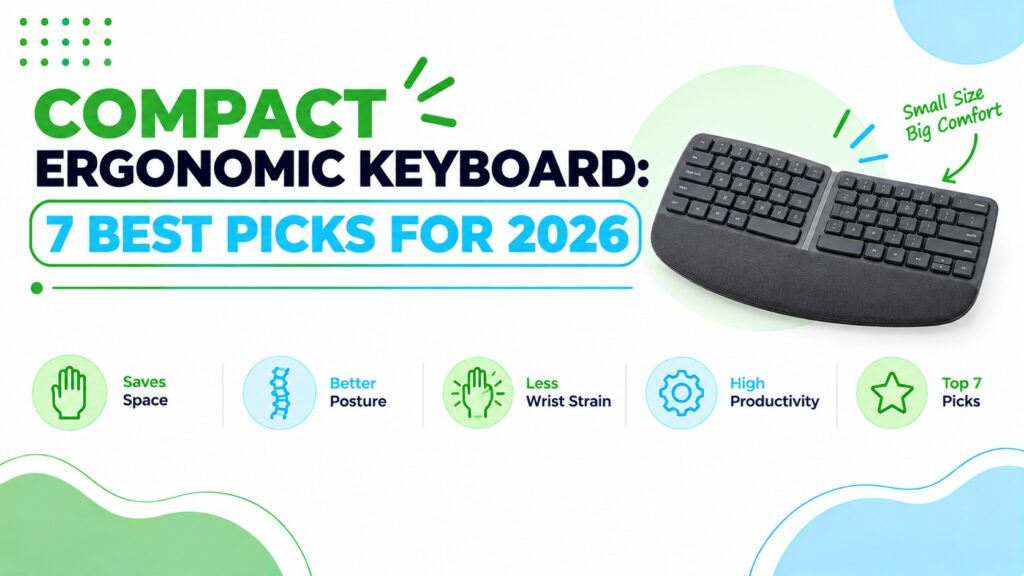 Compact Ergonomic Keyboard Banner