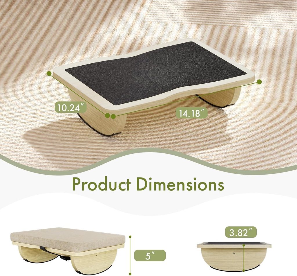 Atoping Wooden Rocking Foot Rest: Best Budget Pick