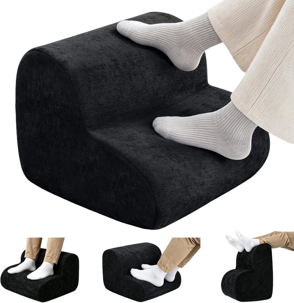 GOOYIAM 2-Height Foot Stool: Best for Taller Seat Heights