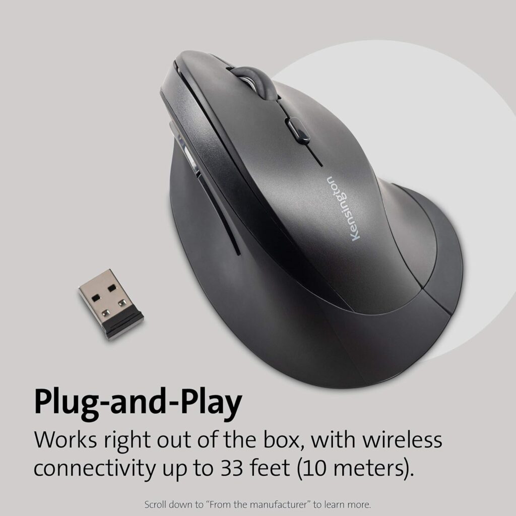 Kensington Ergonomic Vertical Wireless Mouse