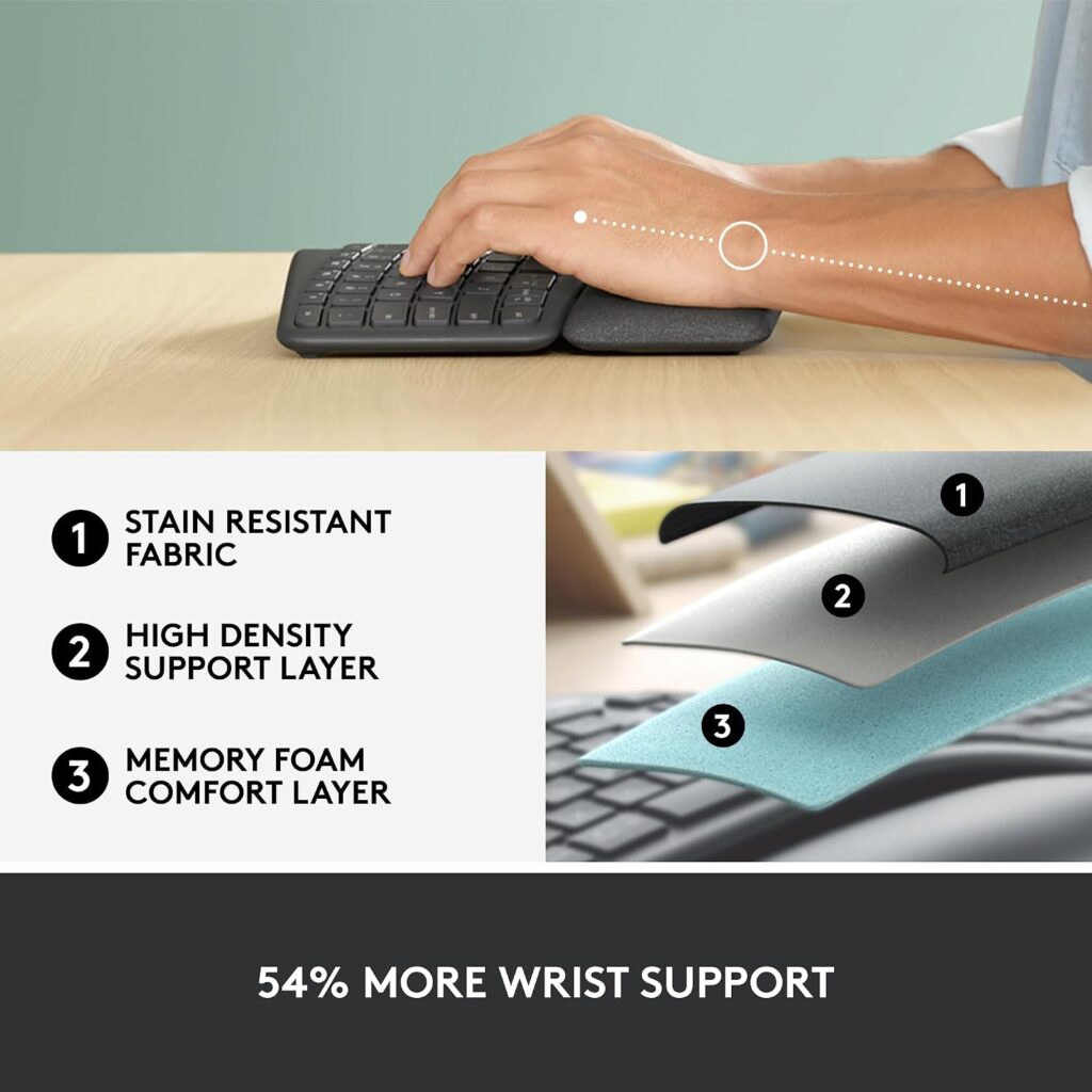 Logitech Ergo K860 Wireless Ergonomic Split Keyboard