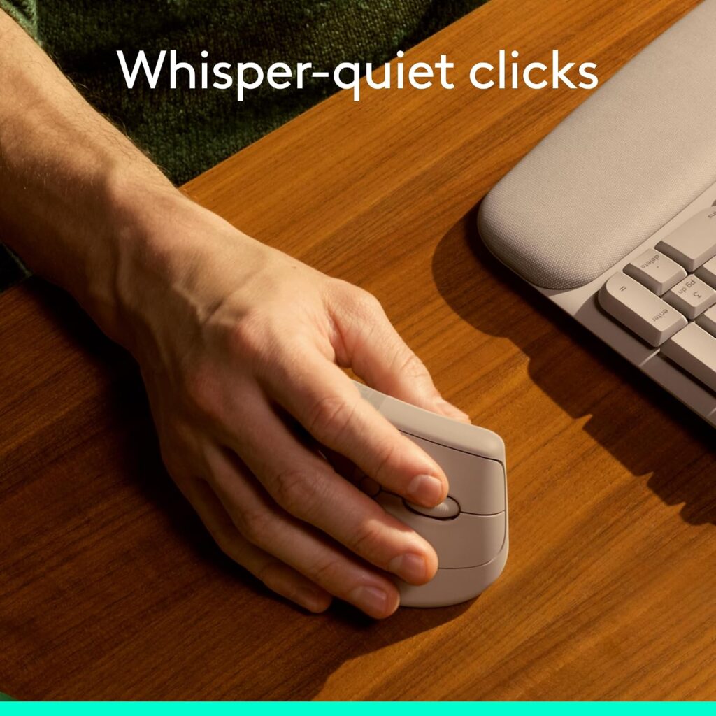 Logitech Lift Vertical Ergonomic Wireless Mouse