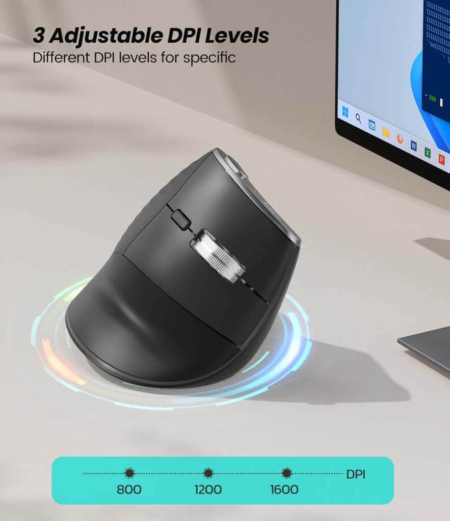 Nulea M510 Vertical Mouse Wireless