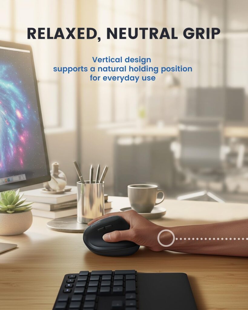Perixx PERIMICE-608II Wireless Vertical Mouse