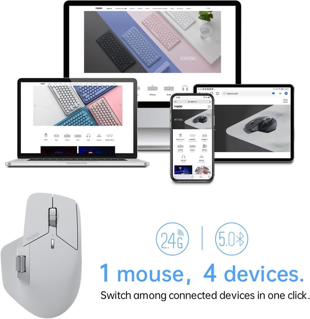 Rapoo MT760 Multi-Device Wireless Mouse