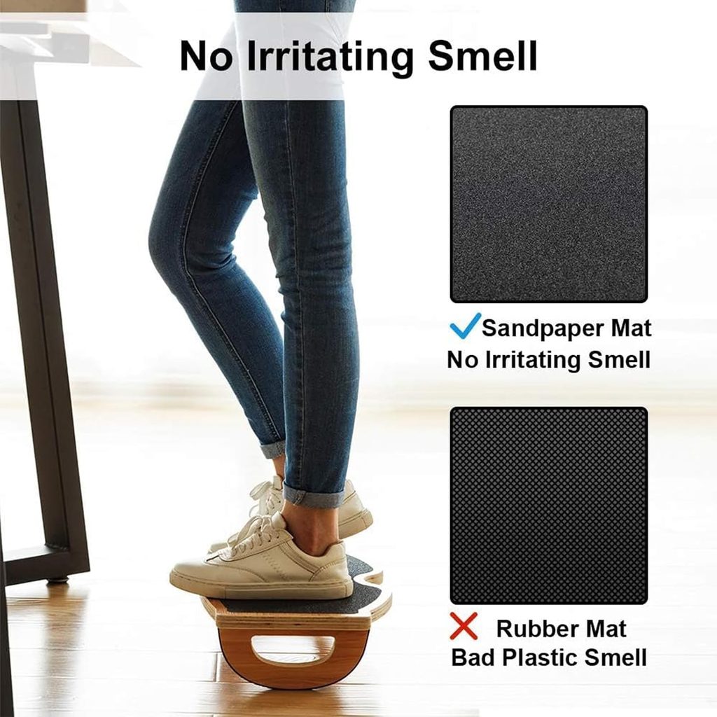 StrongTek Wooden Rocking Footrest: Best Overall
